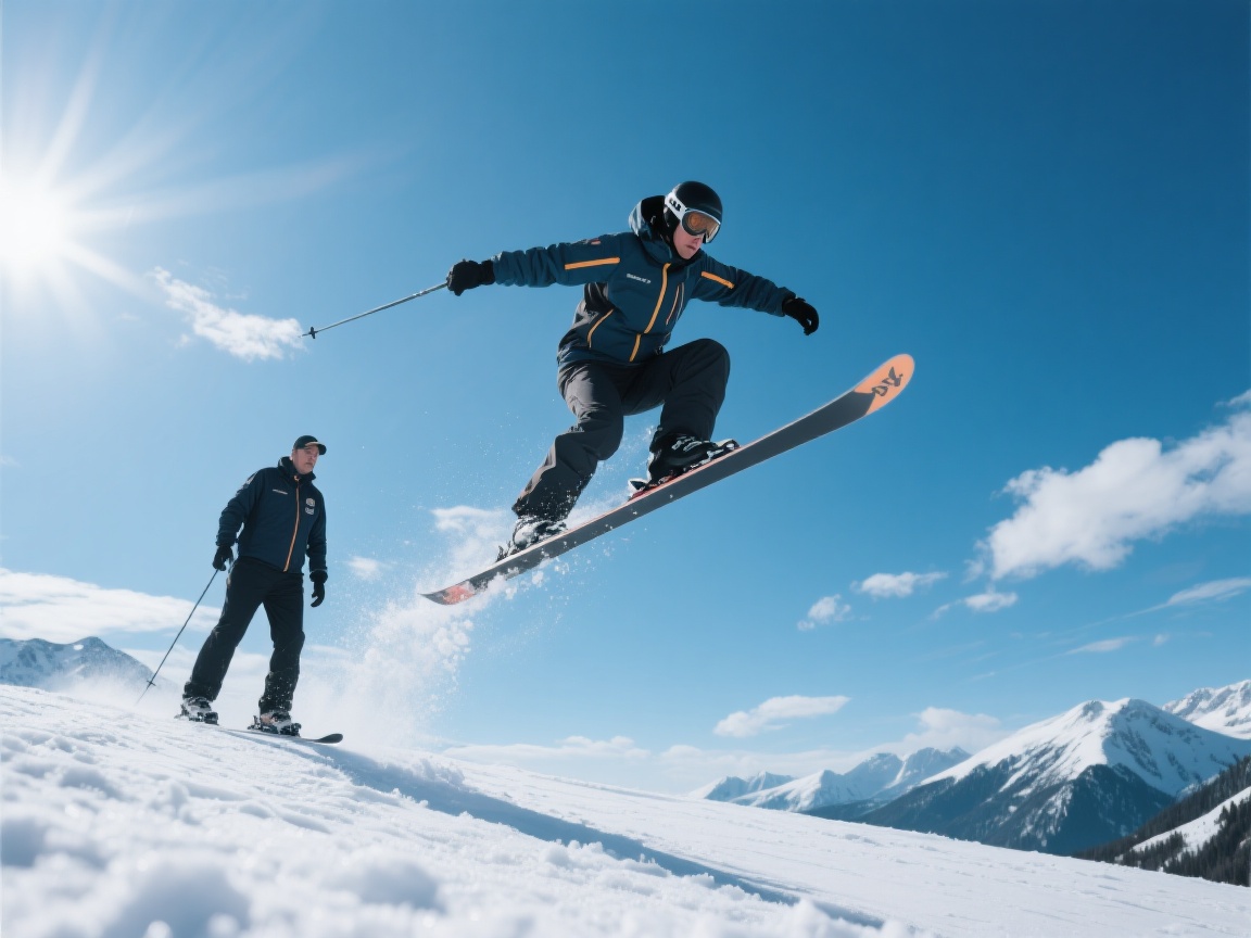滑雪教练李教练